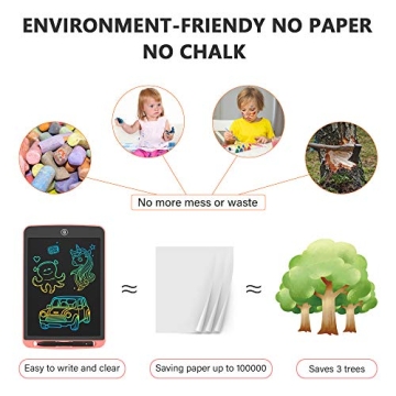 LCD Writing Tablet for Toddlers - 10" Colorful Learning Pad