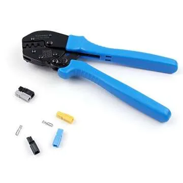 Knoweasy Powerpole Crimper, Amp Crimp Tool for 15, 30, and 45 Amp Connectors - Precision Powerpole Crimping Tool Compatible with Anderson Powerple Connectors for Reliable Electrical Connections