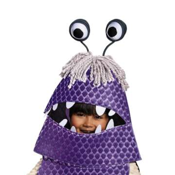 Boo Deluxe Toddler Costume, Purple, Small (2T)