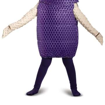 Boo Deluxe Toddler Costume, Purple, Small (2T)