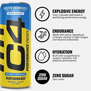 C4 Sugar-Free Energy Drink | Pre-Workout with 150mg Caffeine