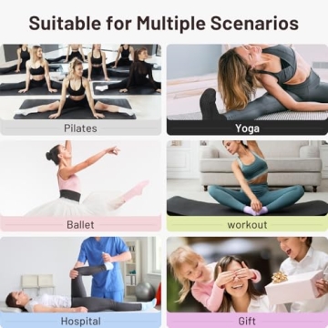 Comfortable Non-Slip Pilates Socks with Grips for Women