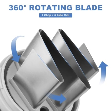 Vegetable Chopper, Food Chopper Manual Hand, Onion Chopper, Salad Chopper, Garlic Chopper, Veggie Chopper Dishwasher Safe, Nut Chopper, Vegetable Cutter, White