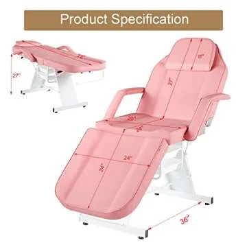 Versatile YUEFAYTENG Facial Chair - Adjustable Beauty Bed