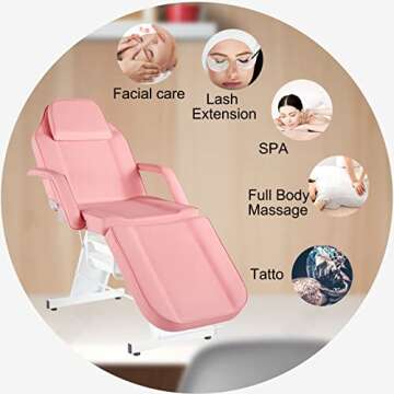 Versatile YUEFAYTENG Facial Chair - Adjustable Beauty Bed