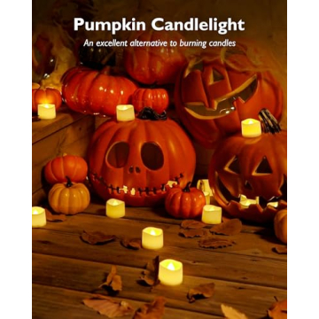 LED Tea Lights 24-Pack | Safe & Long-Lasting Candle Glow