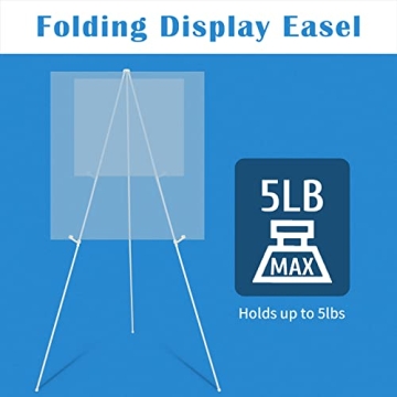 Falling in Art Adjustable 63" Display Easel for Events