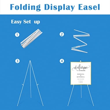 Falling in Art Adjustable 63" Display Easel for Events