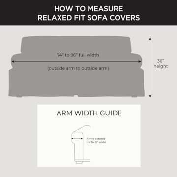 SureFit Duck 1 Piece Sofa Slipcover