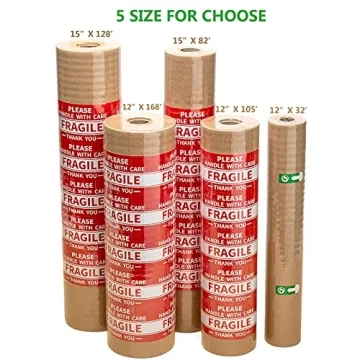 Eco-Friendly Wowxyz Honeycomb Packing Wrap 12"x105' with Labels