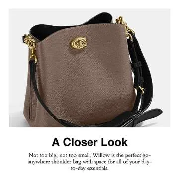 Buy COACH Colorblock Leather Willow Bucket Bag - Dark Stone