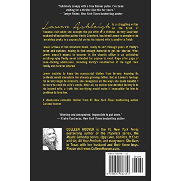 Verity, Large Print Edition by Colleen Hoover - Buy Now!