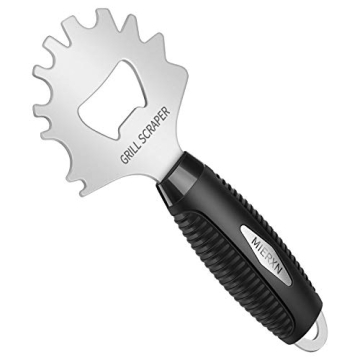 MIERXN BBQ Grill Scraper - Safe & Effective Grill Cleaner