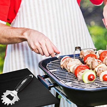 MIERXN BBQ Grill Scraper - Safe & Effective Grill Cleaner