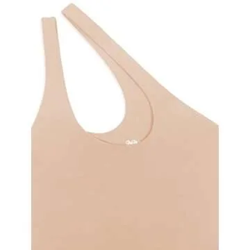 REORIA One Shoulder Sleeveless Bodysuit for Women