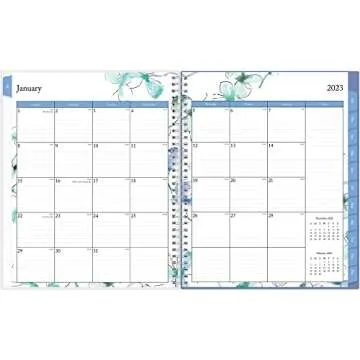 Blue Sky 2023 Weekly Monthly Planner for Year-Round Organization