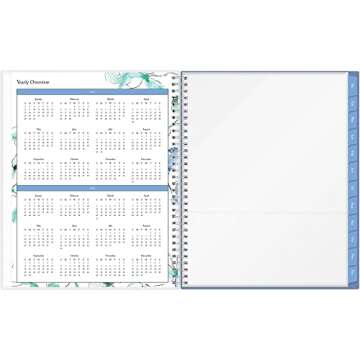Blue Sky 2023 Weekly Monthly Planner for Year-Round Organization