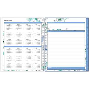 Blue Sky 2023 Weekly Monthly Planner for Year-Round Organization