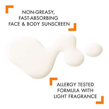 Vichy Capital Soleil Body & Face Sunscreen Lotion, Daily Anti Aging Sunblock, Broad Spectrum SPF 60,...