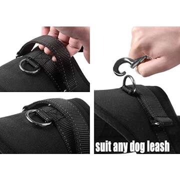 Lifepul No Pull Dog Vest Harness - Dog Body Padded Vest - Comfort Control for Large Dogs in Training Walking - No More Pulling, Tugging or Choking