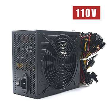 IBEST IMPETUS 1600W Miner Power Supply 90 Plus Gold Designed for US Full Voltage 110V 1600w Mining B...