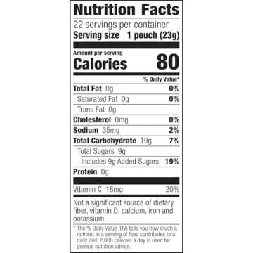 Disney Mickey and Friends Fruit Flavored Snacks, Treat Pouches, Gluten Free Snack, Value Pack, 22 Ct, 17.6 oz