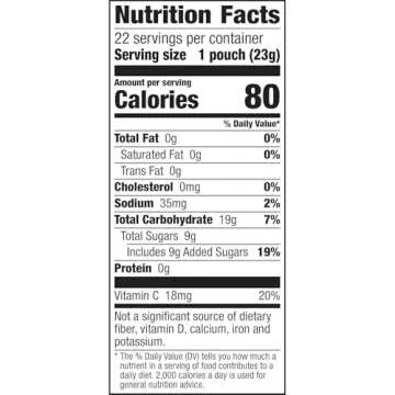 Disney Mickey and Friends Fruit Flavored Snacks, Treat Pouches, Gluten Free Snack, Value Pack, 22 Ct, 17.6 oz