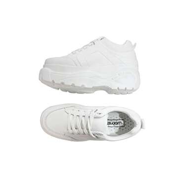 Stylish LUCKY STEP Chunky Platform Women Sneakers - Comfort & Fashion