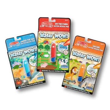 Melissa & Doug Water Wow Reusable Coloring Pads Bundle