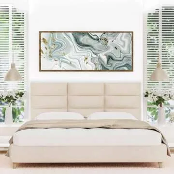 Tbfit Soundproof Upholstered Headboard for Dorm Beds