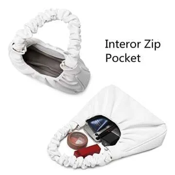 CYHTWSDJ Stylish Women’s Hobo Handbag Mini Clutch Beige