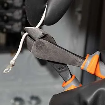 Klein Tools 9416R 1000V Insulated Plier and Wire Stripper Tool Kit, Made in USA, Side-Cutter, Diagonal-Cutter and Wire Stripper, 3-Piece