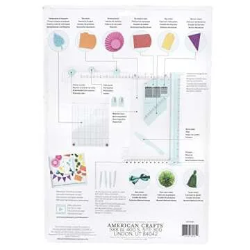 We R Memory Keepers, All in One Scrapbooking Tool, Contains Trimmer, Scoring Tool, Bone Folder, Banner Maker, Enveloper Maker, Scoring Board, Corner Rounder, Hole Punch and More, Uses V3 Side Blade