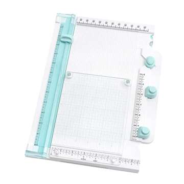 We R Memory Keepers, All in One Scrapbooking Tool, Contains Trimmer, Scoring Tool, Bone Folder, Banner Maker, Enveloper Maker, Scoring Board, Corner Rounder, Hole Punch and More, Uses V3 Side Blade