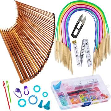 Exquiss Colored Circular Knitting Needles – Comfort & Style