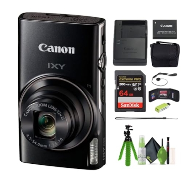 Canon PowerShot IXY 650 HS Digital Camera Bundle
