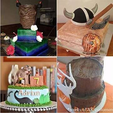 AK ART Fondant Impression Mat - Craft Intricate Cake Designs