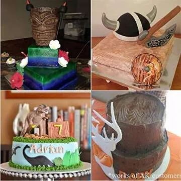 AK ART Fondant Impression Mat - Craft Intricate Cake Designs