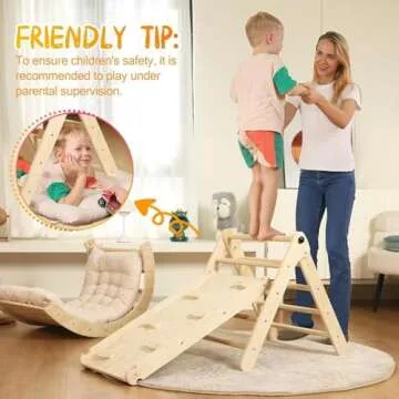 Pikler Triangle Set for Indoor Fun and Learning
