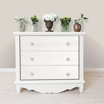 NuWallpaper NU3129 Reclaimed Shiplap Peel Stick Wallpaper, White & Off-White