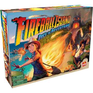 Goliath Fireball Island Board Game for Ages 7 and Up