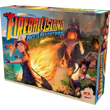 Goliath Fireball Island Board Game for Ages 7 and Up