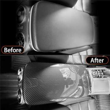 YOUTOOCAR Carbon Fiber Armrest Trim for Kia Stinger