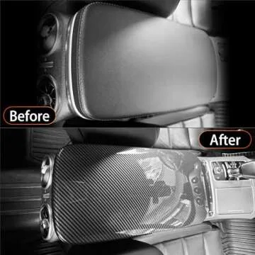 YOUTOOCAR Carbon Fiber Armrest Trim for Kia Stinger