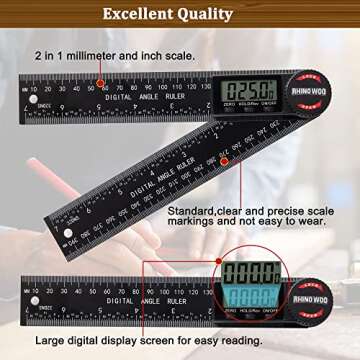 Digital Angle Finder Protractor for Woodworking and DIY