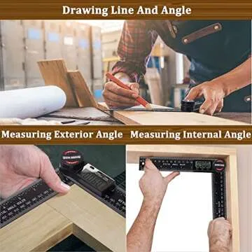 Digital Angle Finder Protractor for Woodworking and DIY