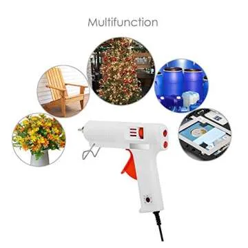 Sundarling Hot Glue Gun, Arts and Crafts Sewing Activities (White)