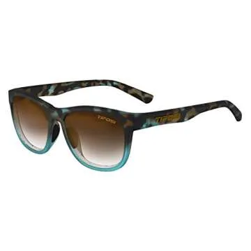 Tifosi Swank Sunglasses Matte Blue Tortoise - Stylish UV Protection