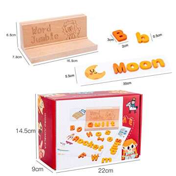 Educational Toys, Alphabet Flash Cards Spelling Learning Toys for Toddlers 3 4 5 Year Old Preschool ABC Matching Letter Flash Card Games for Kids 3-8 Years Old Boys Girls Gift