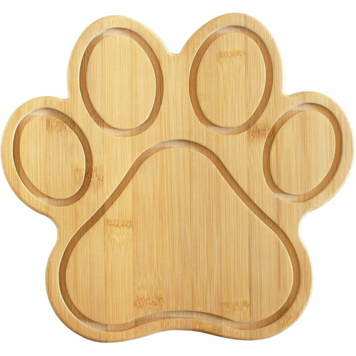 Paw Shaped Bamboo Cutting Board for Pet Lovers